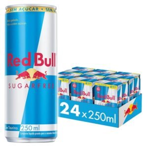Energético Red Bull Sem Açúcar 250ml – Caixa com 24 Unidades