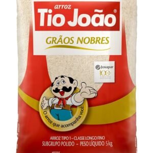 Arroz Tio Joao 5kg Tipo 1 – Fardo com 6 Unidades