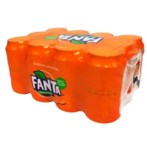 Refrigerante Fanta Laranja Lata 350ml – Fardo 12 Unidades