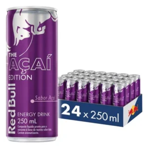 Energético Red Bull Açaí 250ml – Caixa com 24 Unidades