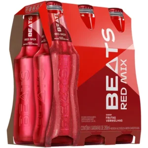 Drink Pronto BEATS Red Mix Garrafa 269ml – Fardo com 6 Unidades