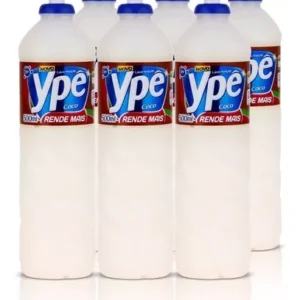 Detergente Líquido Ype Coco 500ml – Fardo com 6 Unidades