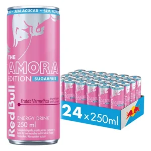 Energético Red Bull Frutas Vermelhas 250ml – Caixa com 24 Unidades