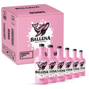Licor Ballena Coco 750ml – Caixa com 6 Unidades