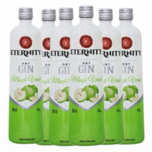 Gin Eternity Maça Verde 950ml – Caixa com 6 Unidades