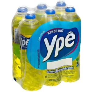 Detergente Líquido Ype Neutro 500ml – Fardo com 6 Unidades