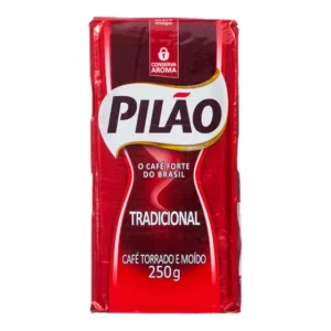 Café Pilão Tradicional Vácuo 250g – Caixa com 20 Unidades